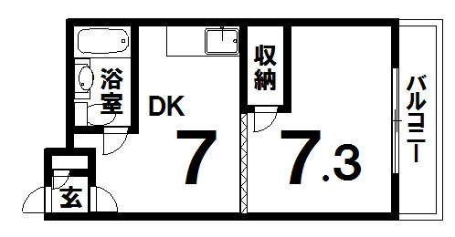 クローバーズマンションブリッジ２４間取