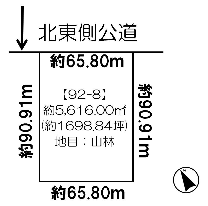 帯広市桜木町東４線　売土地 間取り