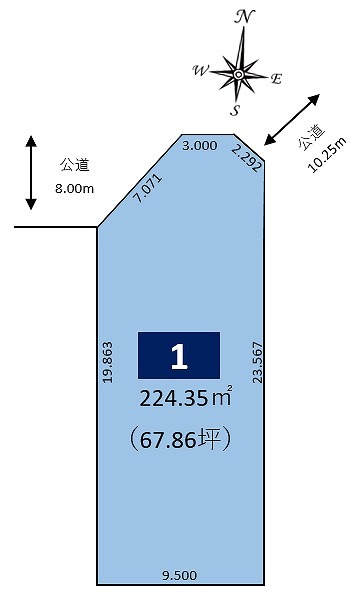 札内泉町II　分譲地 間取り