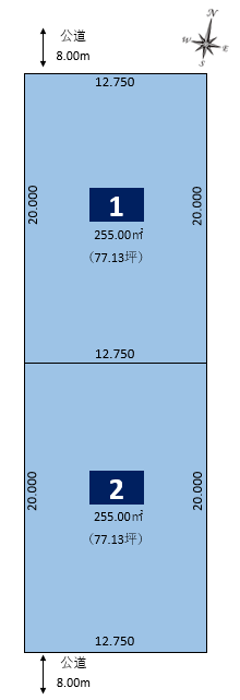 芽室町東１０条７丁目　区画２ 間取り