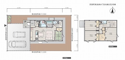 【価格改定】芽室町東３条南４丁目２号棟 間取り