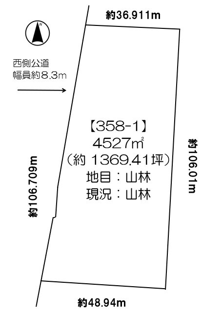 幕別町忠類元忠類　売土地 間取り
