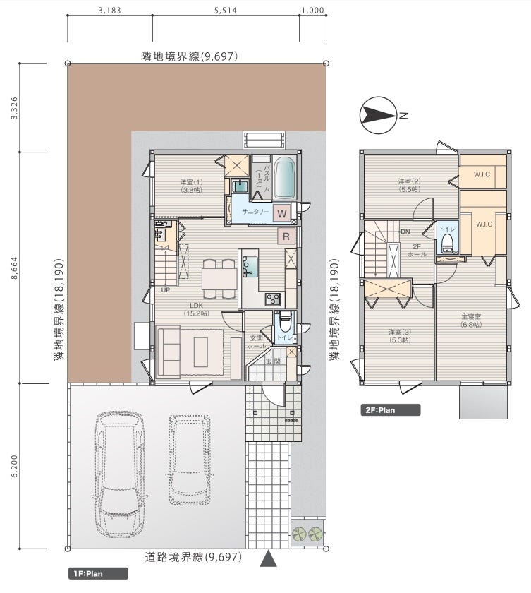 札内中央町　３号棟 間取り
