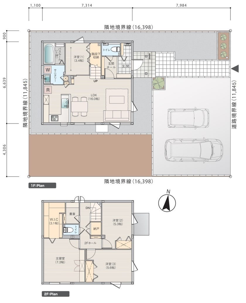 西１１条南２８丁目　分譲住宅 間取り