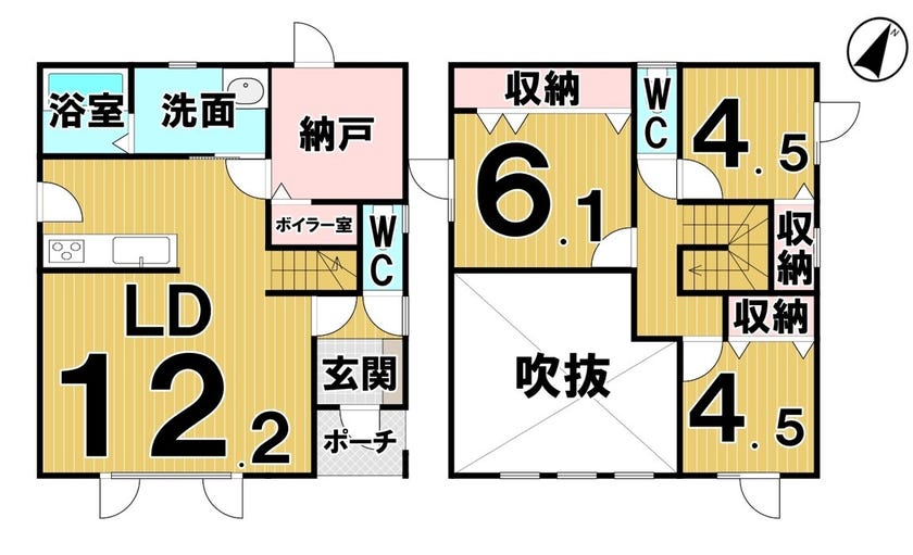 【価格改定】西２４条南２丁目【新築】建売戸建 間取り