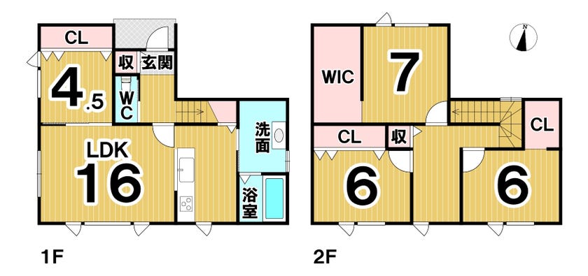 ※商談中※【写真追加】西６条南３１丁目【西棟】新築戸建 間取り