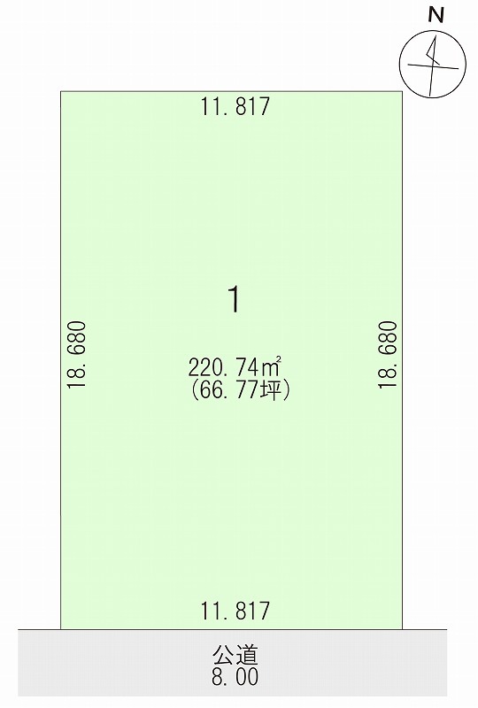 札内桜町II　分譲地 間取り