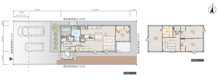 西１２条南３４丁目　分譲住宅１号棟 間取り