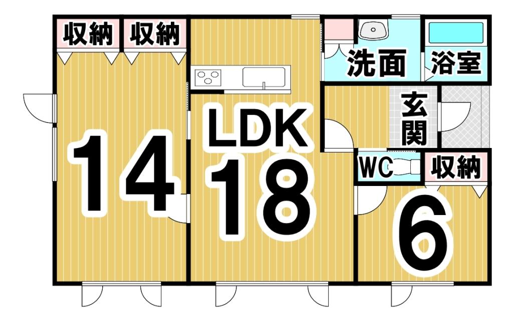 大空町３丁目　新築戸建 間取り