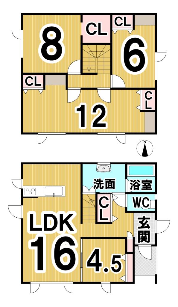 西１４条南２８丁目　中古戸建 間取り