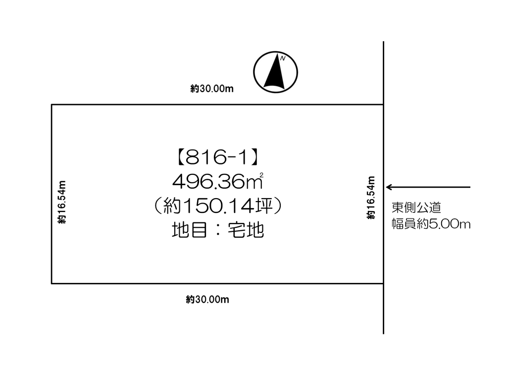 幕別町字相川　売土地 間取り
