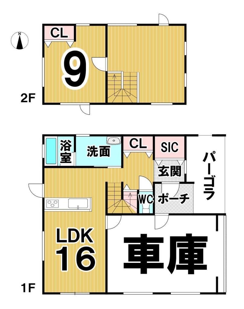 西２０条南６丁目　中古戸建 間取り