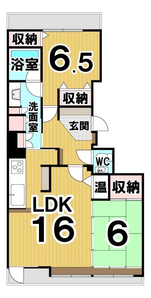 パシフィック西７条プラネット　７０５号室 間取り