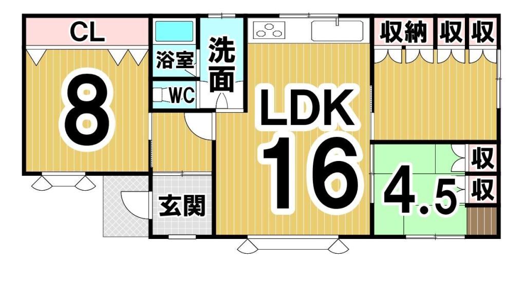 池田町大通１丁目　リフォーム住宅 間取り