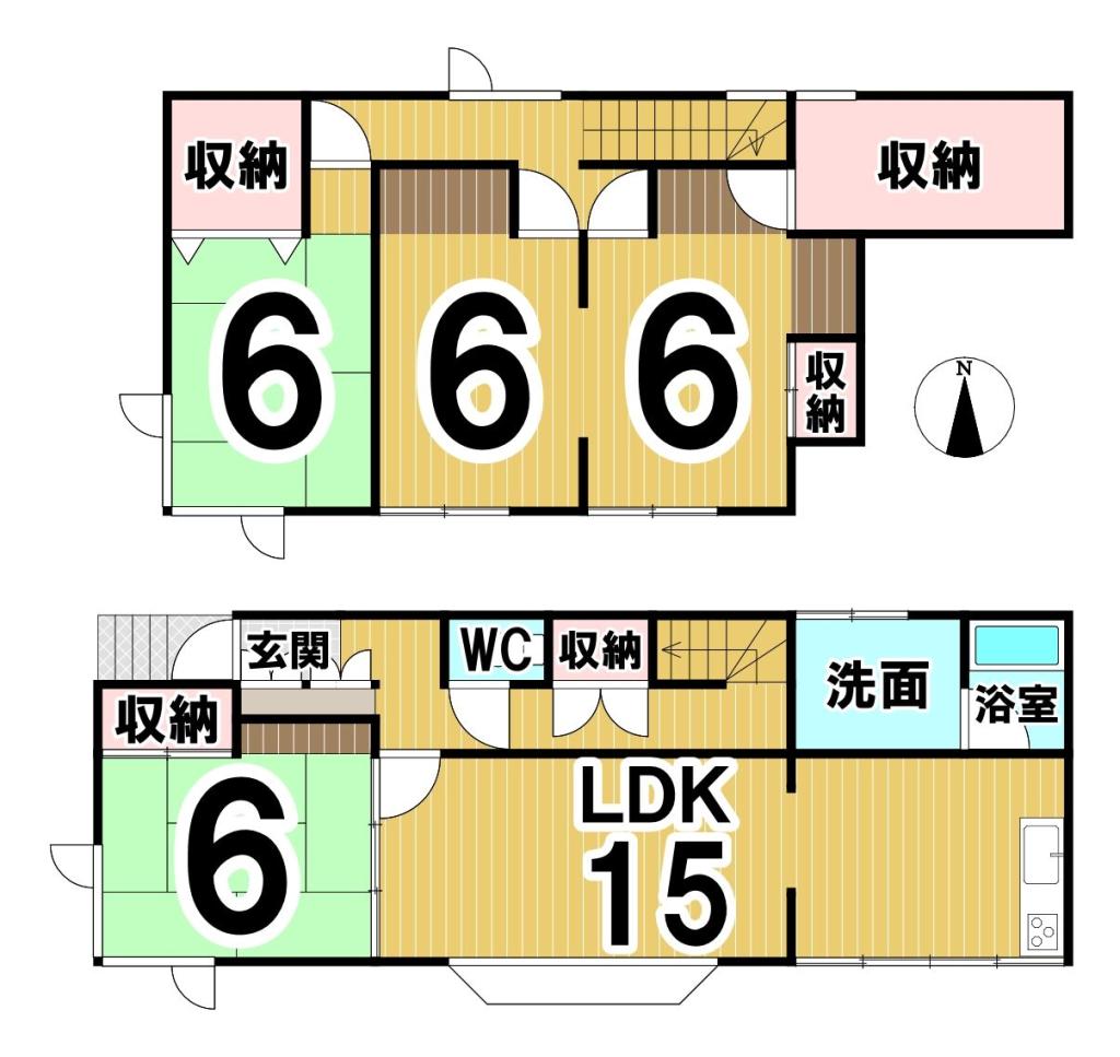西十七条南５丁目　中古戸建 間取り
