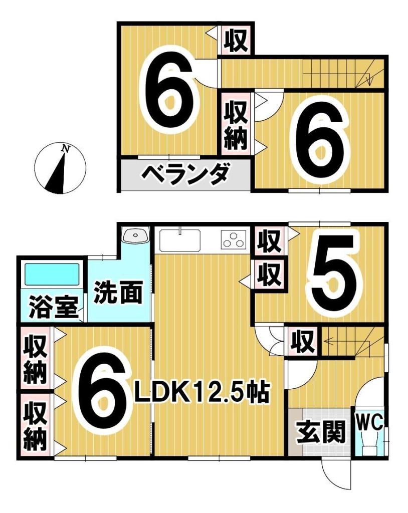 西二十条南２丁目　リフォーム住宅 間取り