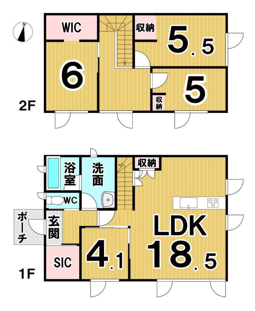 東１４条南３丁目　中古戸建 間取り