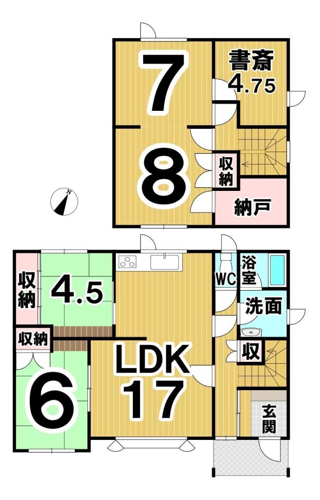 【写真追加】西二十一条南５丁目　リフォーム住宅 間取り