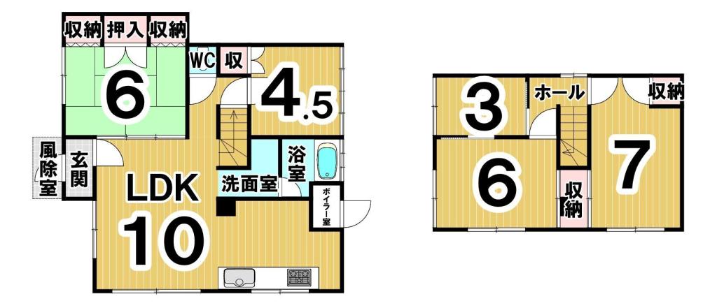 池田町字川合　中古戸建 間取り