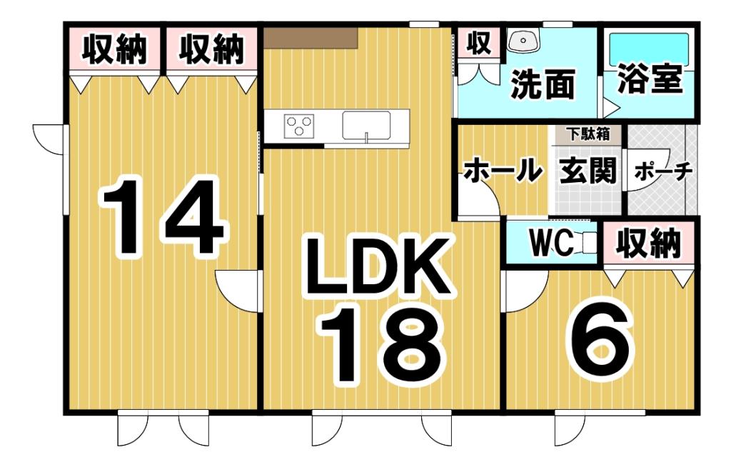 大空町３丁目　新築戸建 間取り