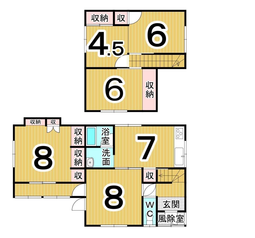 西１８条南４丁目　中古戸建 間取り
