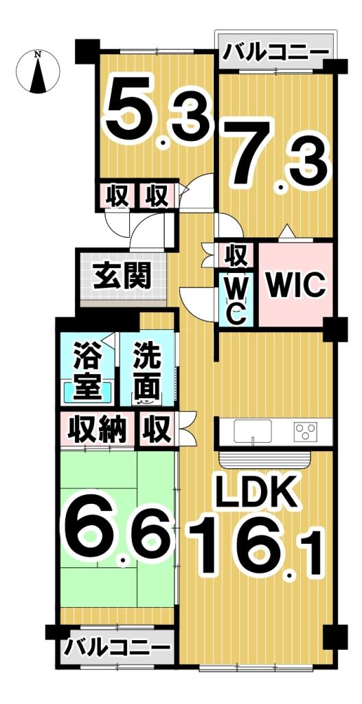 リブウェル大通　10階 間取り