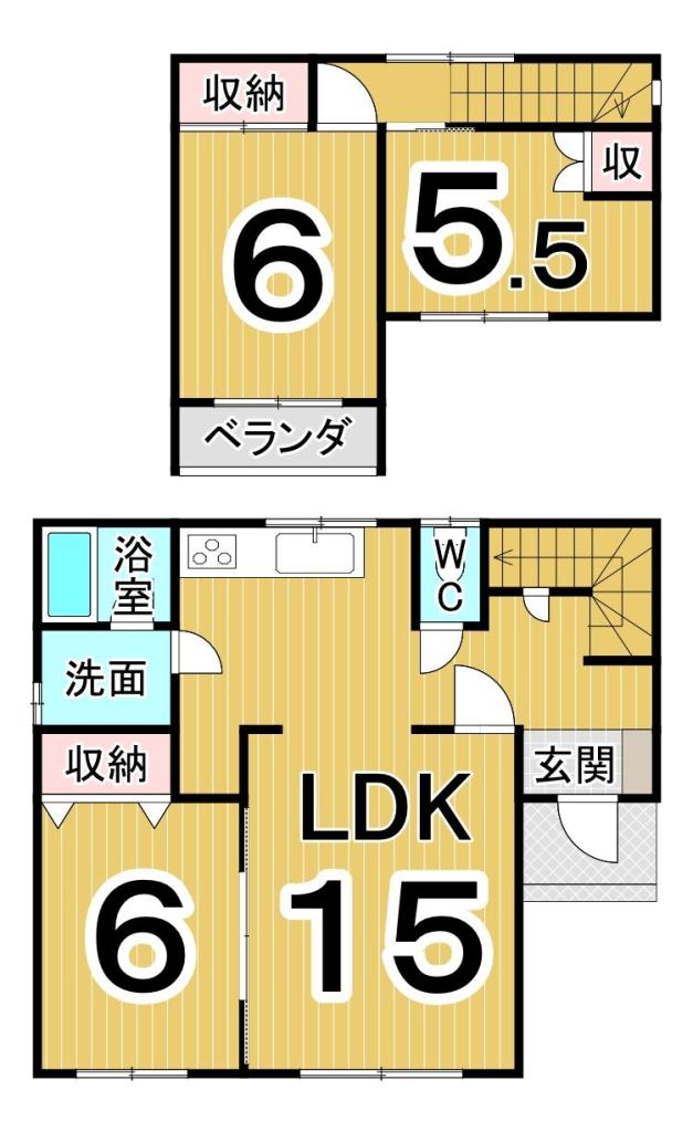 西13条南40丁目　リフォーム住宅 間取り
