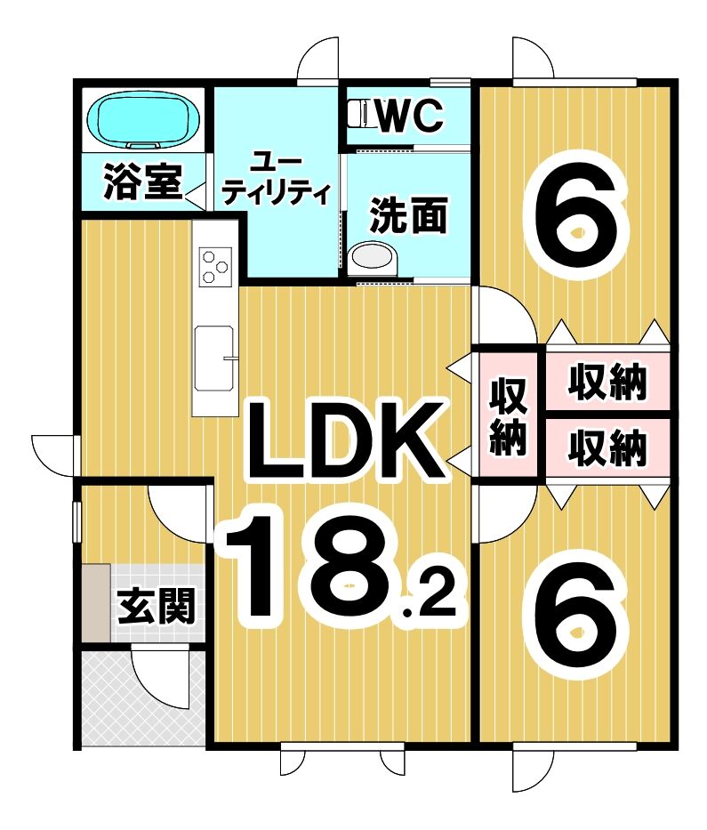 西１条南３５丁目　新築戸建 間取り