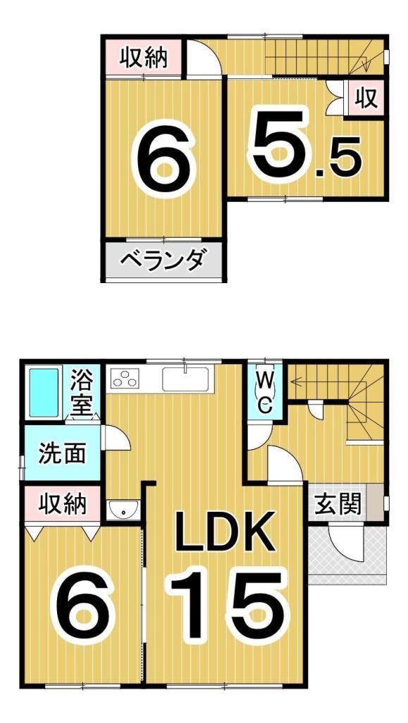 西16条北１丁目　リフォーム住宅 間取り