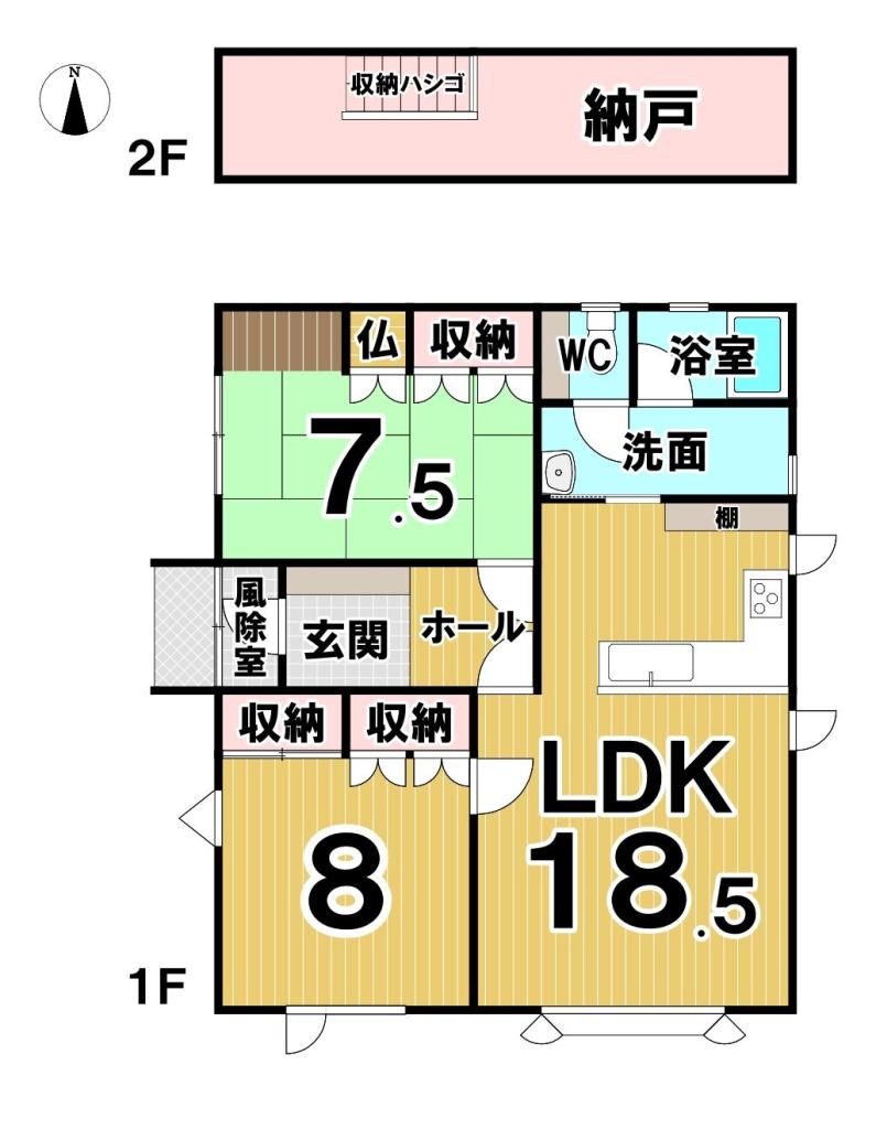 西１０条南３２丁目・３３丁目　中古戸建 間取り