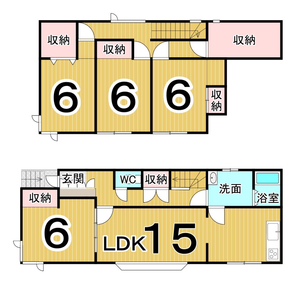 西十七条南５丁目　中古戸建 間取り