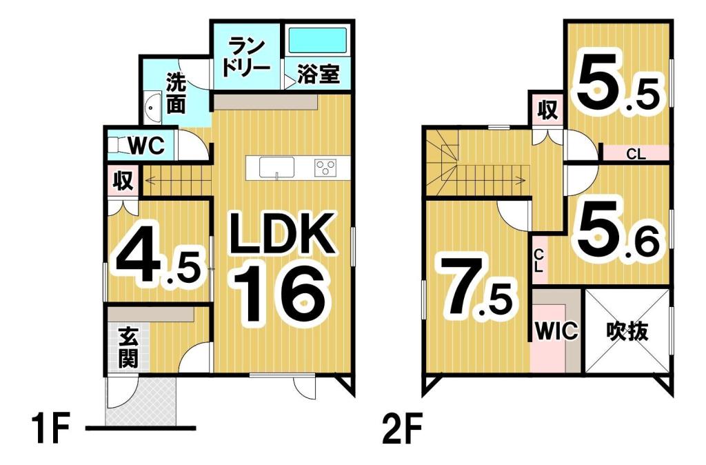 【STANDARD LINE】幕別町札内桂町　Ｂ棟　新築戸建 間取り
