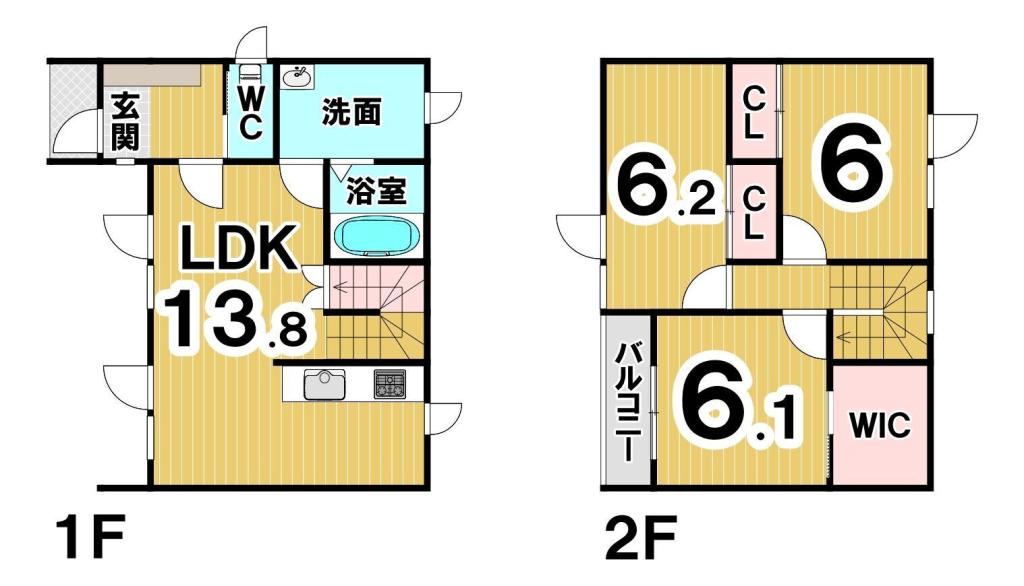 東４条南１４丁目　新築戸建 間取り